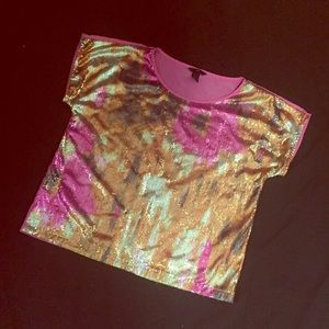 Sequins Print Shirt